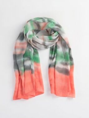 NWT Tie Dye Chiffon Scarf